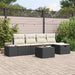 Bankstel 6 st poly rattan