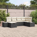 Bankstel 7 st poly rattan