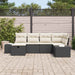 Bankstel 7 st poly rattan