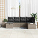 Bankstel 7 st poly rattan