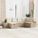 Bankstel 6 st poly rattan