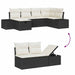 Bankstel 7 st poly rattan