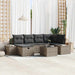 Bankstel 7 st poly rattan