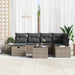 Bankstel 7 st poly rattan