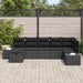 Bankstel 7 st poly rattan
