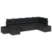 Bankstel 7 st poly rattan
