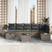 Bankstel 7 st poly rattan