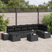 Bankstel 8 st poly rattan