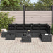 Bankstel 8 st poly rattan