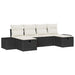Tuin Sofa Set 6 st poly rattan