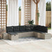 Tuin Sofa Set met kussen 8 pcs Lichtgrijs Poly riet