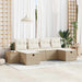 Tuin Sofa Set met kussen 6 pcs Beige Poly riet