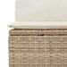 Tuinbankenset 8 st 8-Aantal zitplaatsen Beige en Crème