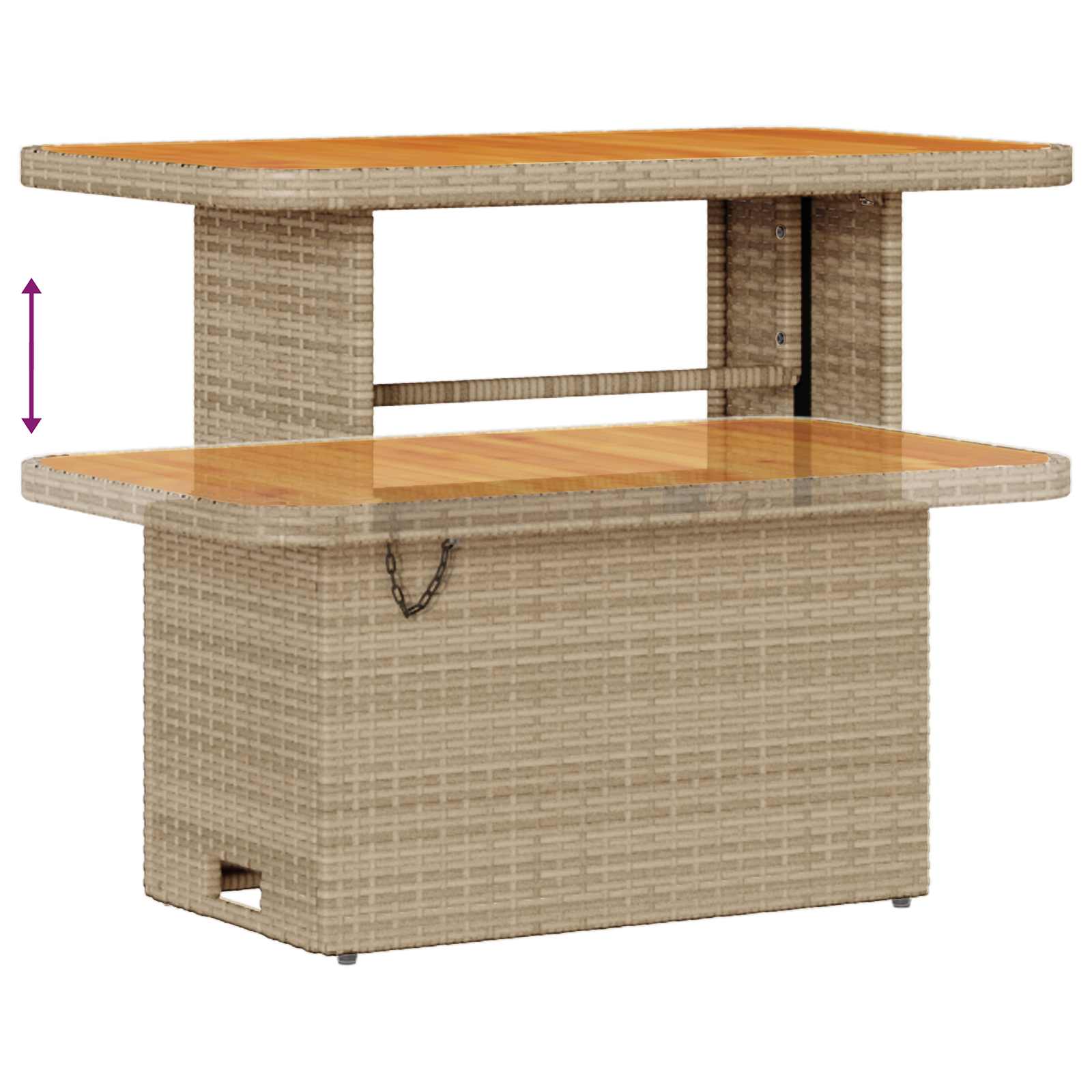 Tuinbankenset 8 st 8-Aantal zitplaatsen Beige en Crème