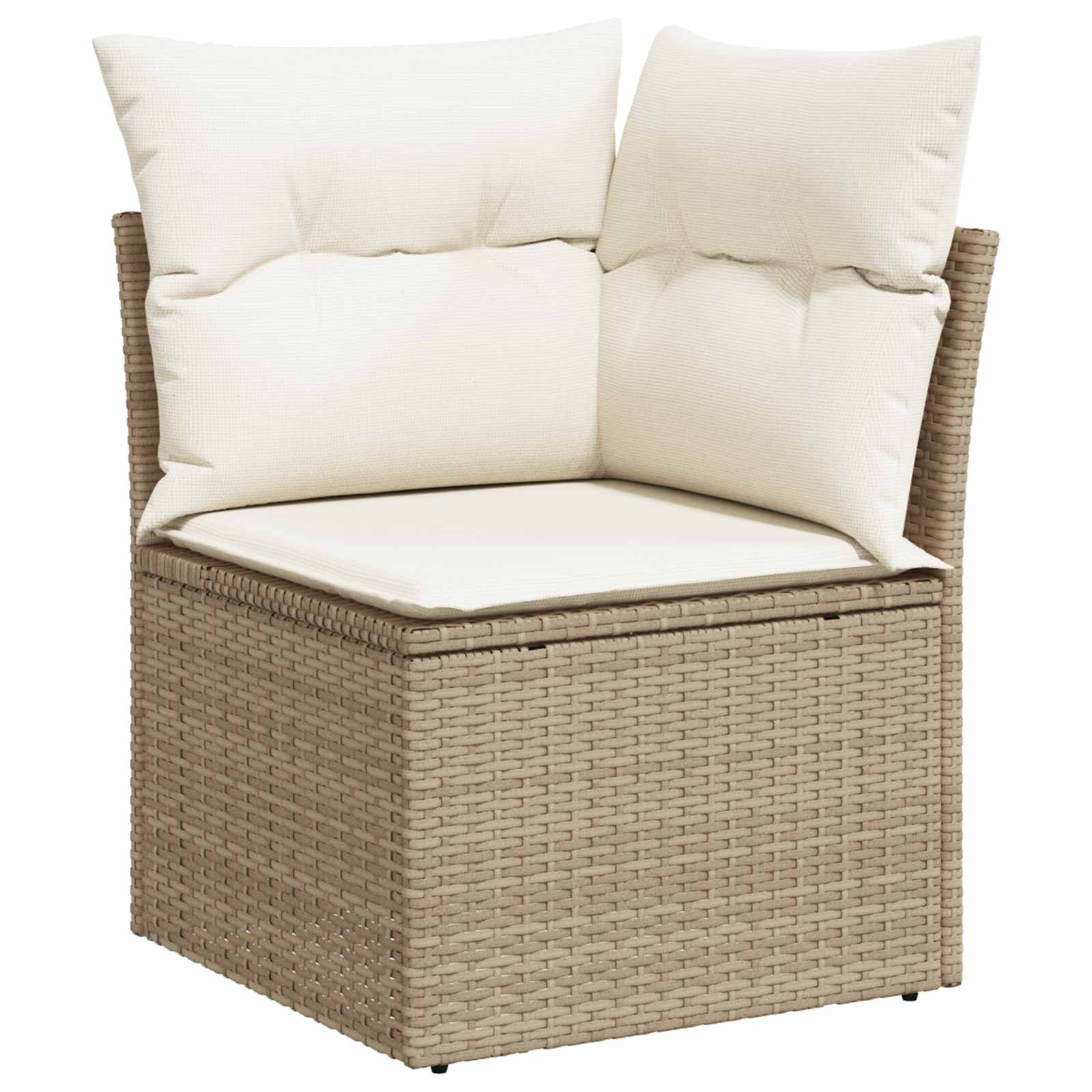Tuinbankenset 8 st 8-Aantal zitplaatsen Beige en Crème