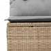 Tuinbankenset 12 st 12-Aantal zitplaatsen Beige en Licht Grijs