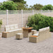 Tuinbankenset 9 st 8-Aantal zitplaatsen Beige en Crème