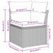 Tuin Sofa Set 12 st 9-Aantal zitplaatsen Beige en Crème