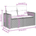 Tuin Sofa Set 9 st 6-Aantal zitplaatsen Zwart poly rattan