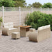Tuin Sofa Set 8 st 5-Aantal zitplaatsen Beige en Crème