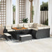 Tuin Sofa Set 12 st 12-Aantal zitplaatsen Zwart en Crème