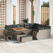 Tuin Sofa Set 12 st 12-Aantal zitplaatsen Grijs Poly Rattan