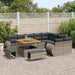 Tuin Sofa Set 12 st 12-Aantal zitplaatsen Grijs Poly Rattan