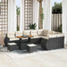 Tuin Sofa Set 12 st 12-Aantal zitplaatsen Zwart en Crème