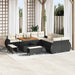 Tuin Sofa Set 13 st 13-Aantal zitplaatsen Zwart en crème