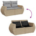 Tuin Sofa Set 13 st 13-Aantal zitplaatsen beige en lichtgrijs