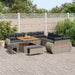 Tuin Sofa Set 13 st 13-Aantal zitplaatsen Grijs