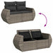 Tuin Sofa Set 13 st 13-Aantal zitplaatsen Grijs