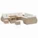 Tuin Sofa Set 13 st 13-Aantal zitplaatsen beige en crèmekleurig