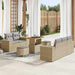 Tuin Sofa Set 8 st 8-Aantal zitplaatsen Beige en Licht Grijs