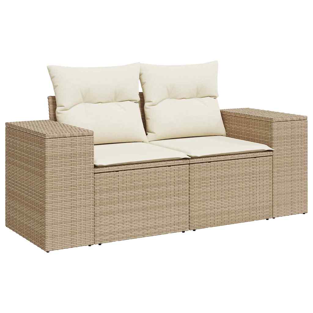 Tuin Sofa Set 12 st 9-Aantal zitplaatsen Beige en Crème