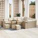 Tuin Sofa Set 12 st 9-Aantal zitplaatsen Beige en Crème