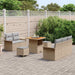 Tuin Sofa Set 8 st 7-Aantal zitplaatsen Beige en Licht Grijs