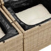 Tuin Sofa Set 8 st 7-Aantal zitplaatsen Beige en Crème