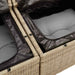 Tuin Sofa Set 8 st 7-Aantal zitplaatsen Beige en Licht Grijs
