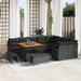 Tuin Sofa Set 12 st 11-Aantal zitplaatsen Zwart