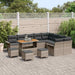 Tuin Sofa Set 13 st 12-Aantal zitplaatsen Grijs