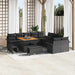 Tuin Sofa Set 13 st 12-Aantal zitplaatsen Zwart