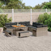 Tuin Sofa Set 13 st 12-Aantal zitplaatsen Grijs