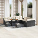 Tuin Sofa Set 13 st 12-Aantal zitplaatsen Zwart en Crème