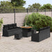 Tuin Sofa Set 9 st 8-Aantal zitplaatsen Zwart