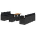 Tuin Sofa Set 10 st 9-Aantal zitplaatsen Zwart