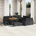 Tuin Sofa Set 13 st 12-Aantal zitplaatsen Zwart