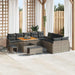 Tuin Sofa Set 13 st 12-Aantal zitplaatsen Grijs