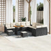 Tuin Sofa Set 13 st 12-Aantal zitplaatsen Zwart en Crème