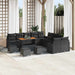Tuin Sofa Set 14 st 13-Aantal zitplaatsen Zwart